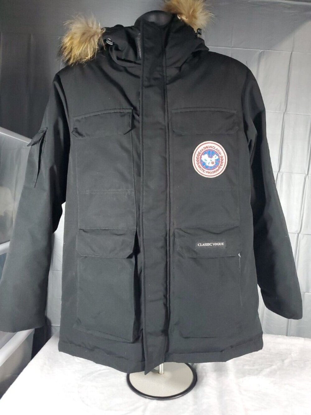 Outdoor classic warm 🚀CANADA GOOSE🚀 black windproof down jacket